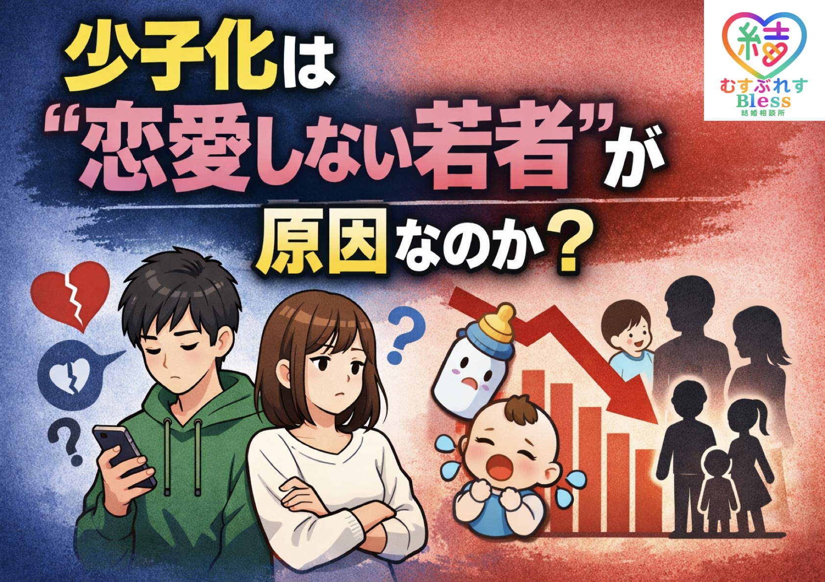 投稿についてもっと詳しく 少子化は“恋愛しない若者”が原因なのか？