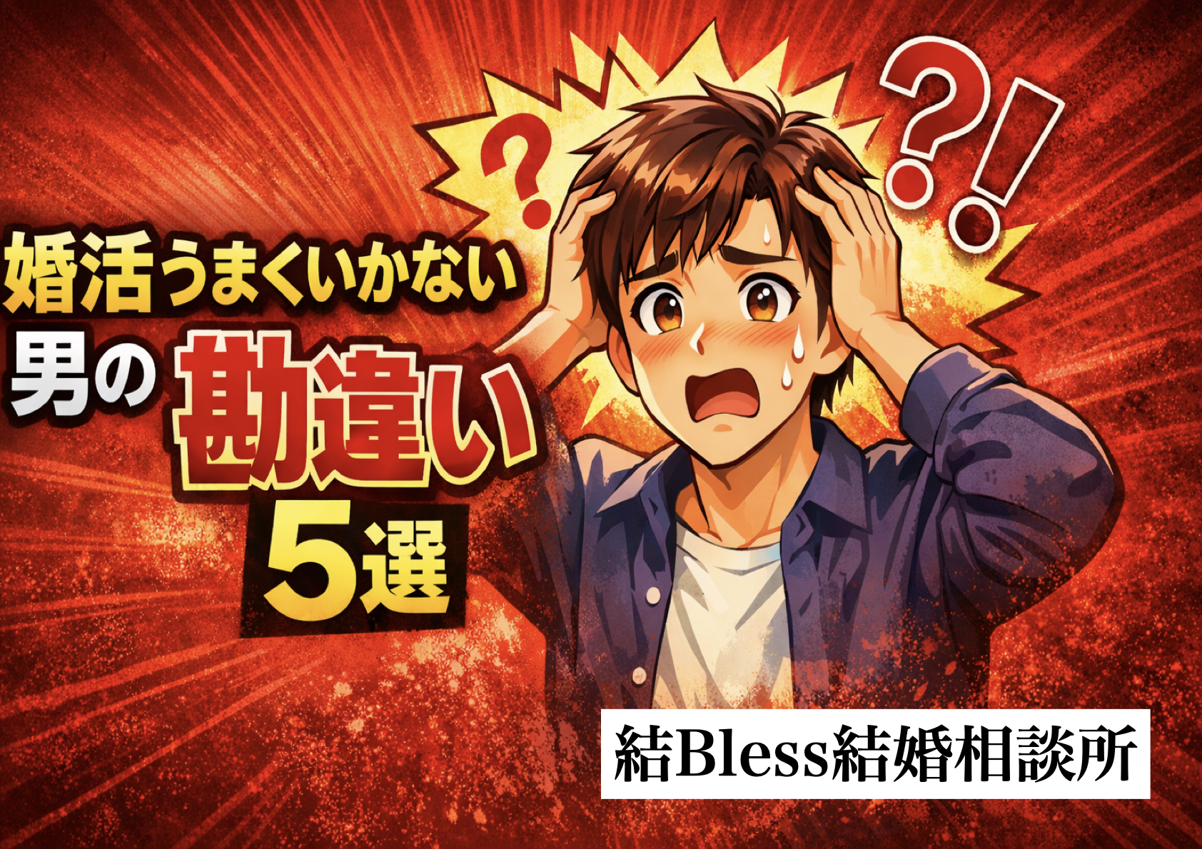 投稿についてもっと詳しく 婚活うまくいかない男の勘違い5選
