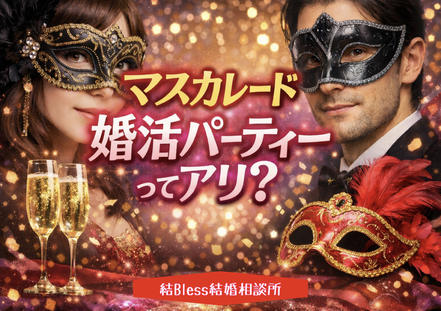 投稿についてもっと詳しく マスカレード婚活パーティーってアリ？